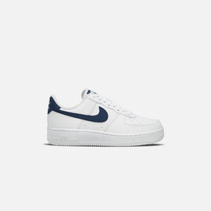 nike air force 1 white and navy