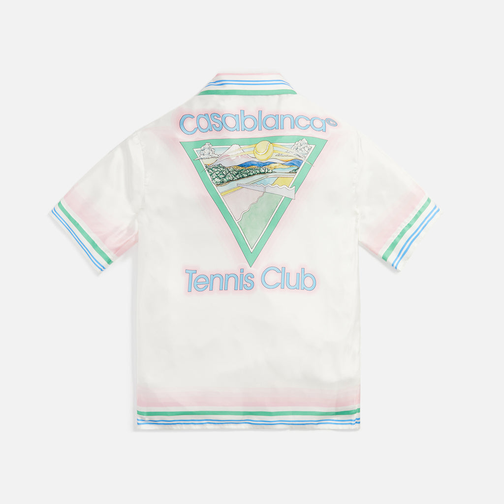 Casablanca Cuban Collar Shirt - Casablanca Tennis Club Icon – Kith