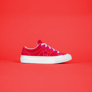 converse one star red pink