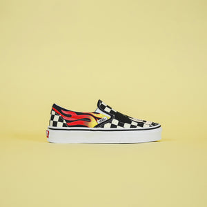 mickey mouse checkered vans