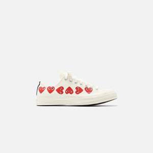 Converse X Comme Des Garcons Cdg Play Chuck Taylor Low Off White - cdg converse fixed roblox