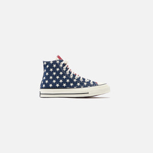 red white and blue chucks