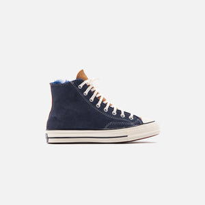 navy blue baby converse