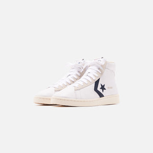 converse pro leather egret white