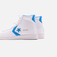 converse leather white blue