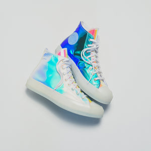 iridescent converse white