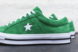 Converse One Star Ox - Green / White 