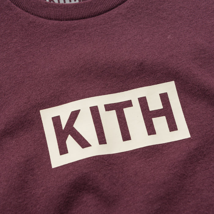 Kith Kids Classic Logo Tee - Plum