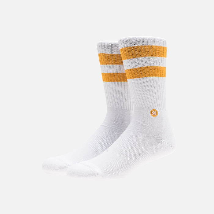 Kith x Stance Fall '18 Crew Sock - White / Gold