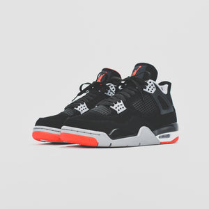 jordan 4 black fire red cement grey