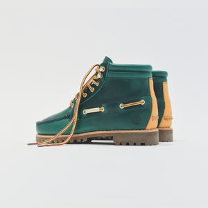 Leon Dore 7 Eye Lug Sole Boot - Green 