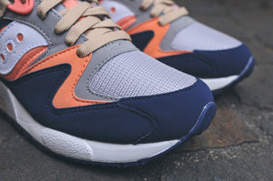 saucony grid 9000 tan navy