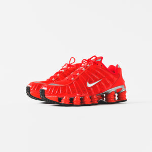 nike shox tl red and black