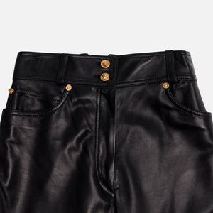 versace leather pants