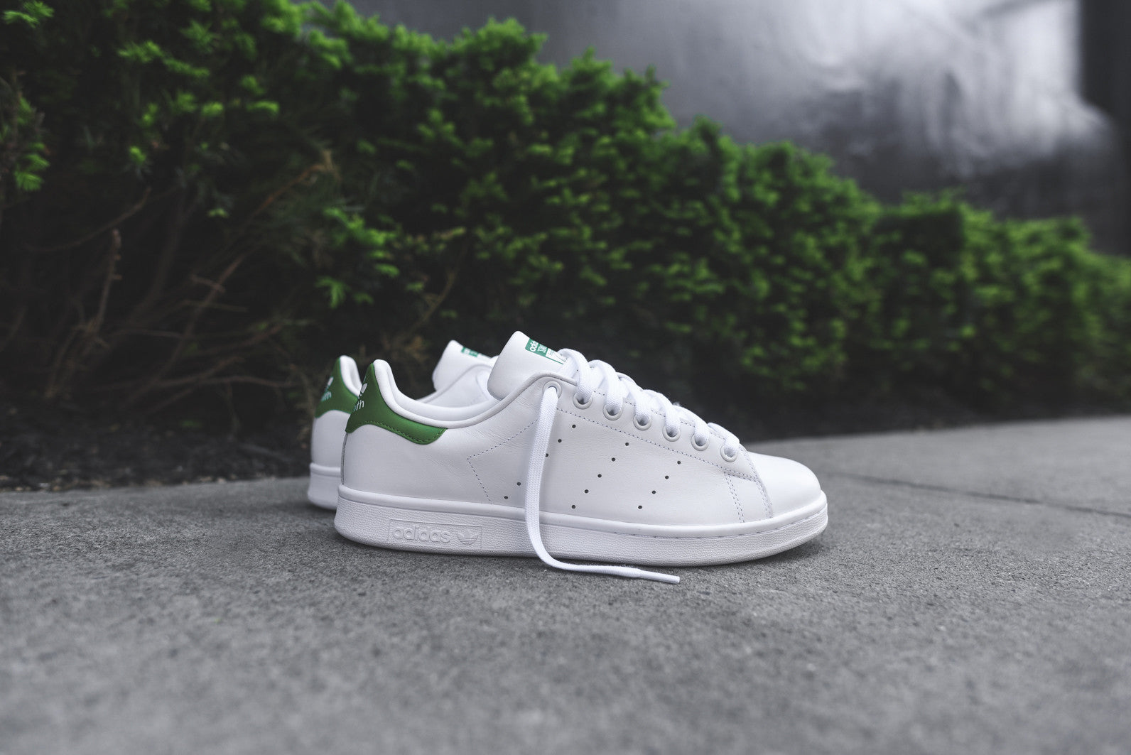 adidas stan smith green white