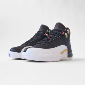 jordan 12 black true red sail