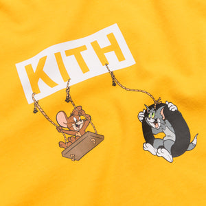 KITH X TOM u0026JERRY L/S FRIENDS TEE YELLOW-