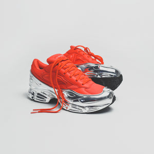 red and silver raf simons shoes