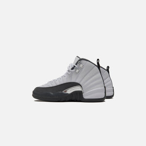 jordan 12 dark grey grade school