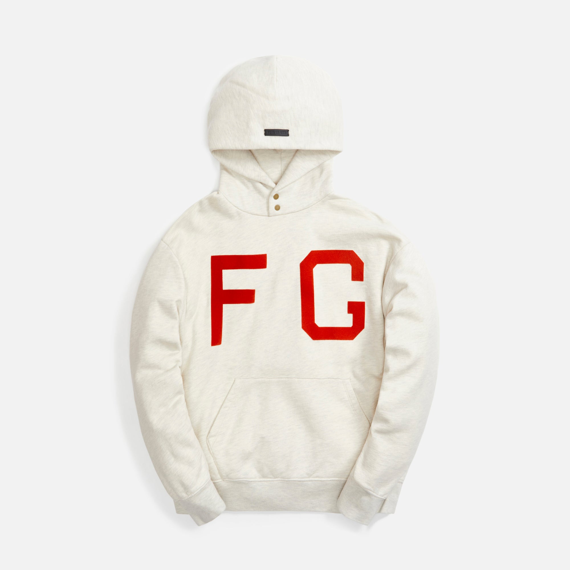 Buy Fear of God ABC Hoodie 'Cream Heather' - FG50 056OFL 101