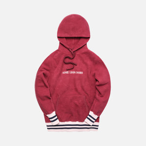 aime leon dore reverse fleece hoodie