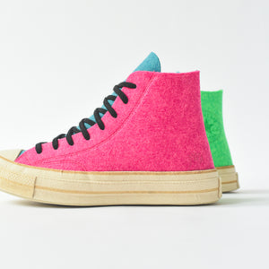 fuschia pink converse