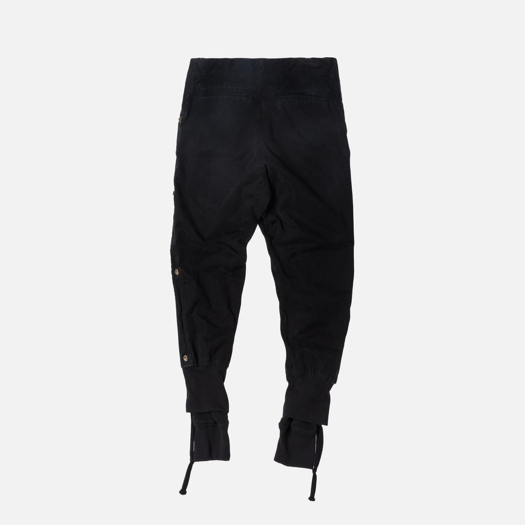 Greg Lauren Tent / Fleece Zipper Lounge Pant - Black – Kith