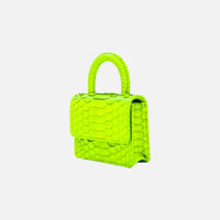 neon green side bag