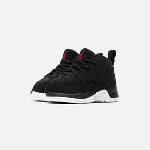 black white taxi varsity red jordan 12