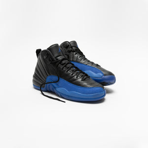 retro 12 black racer blue