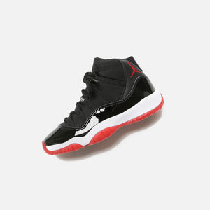 jordan 11 red and black grade school