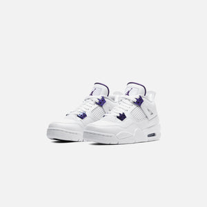 jordan 4 purple metallic grade school