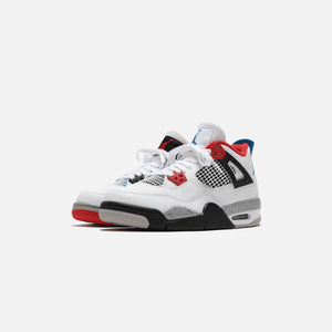 retro 4 red and blue