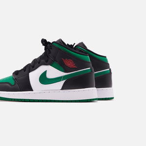 jordan 1 mid pine green grade school