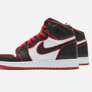 air jordan 1 retro high og white black gym red