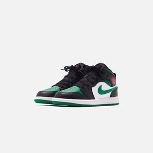 jordan 1 mid black pine green