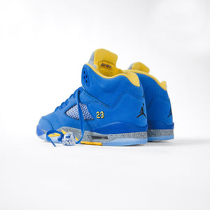 jordan 5 royal blue and yellow