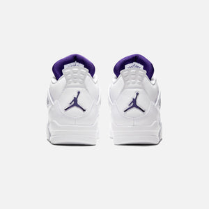 air jordan 4 retro white court purple
