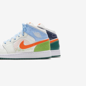 jordan 1 orange and green