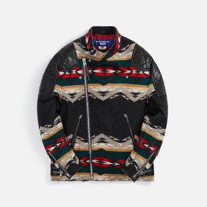 Junya Watanabe Man x Pendleton Jacquard Leather Jacket - Multi – Kith