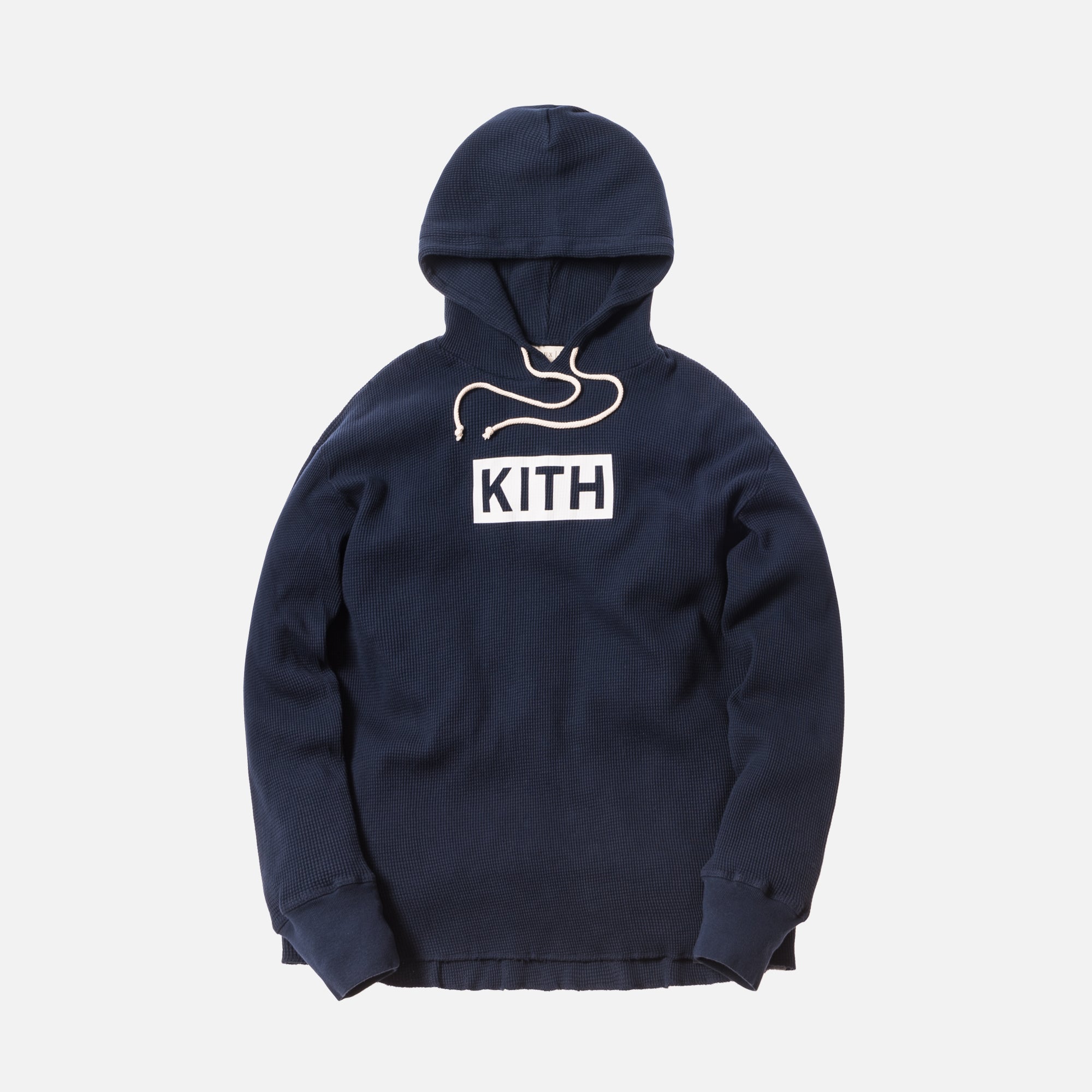 Kith x Calux Waffle Hoodie - Navy