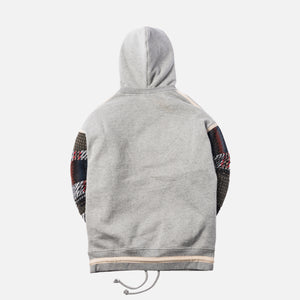 kith patchwork williams hoodie off white