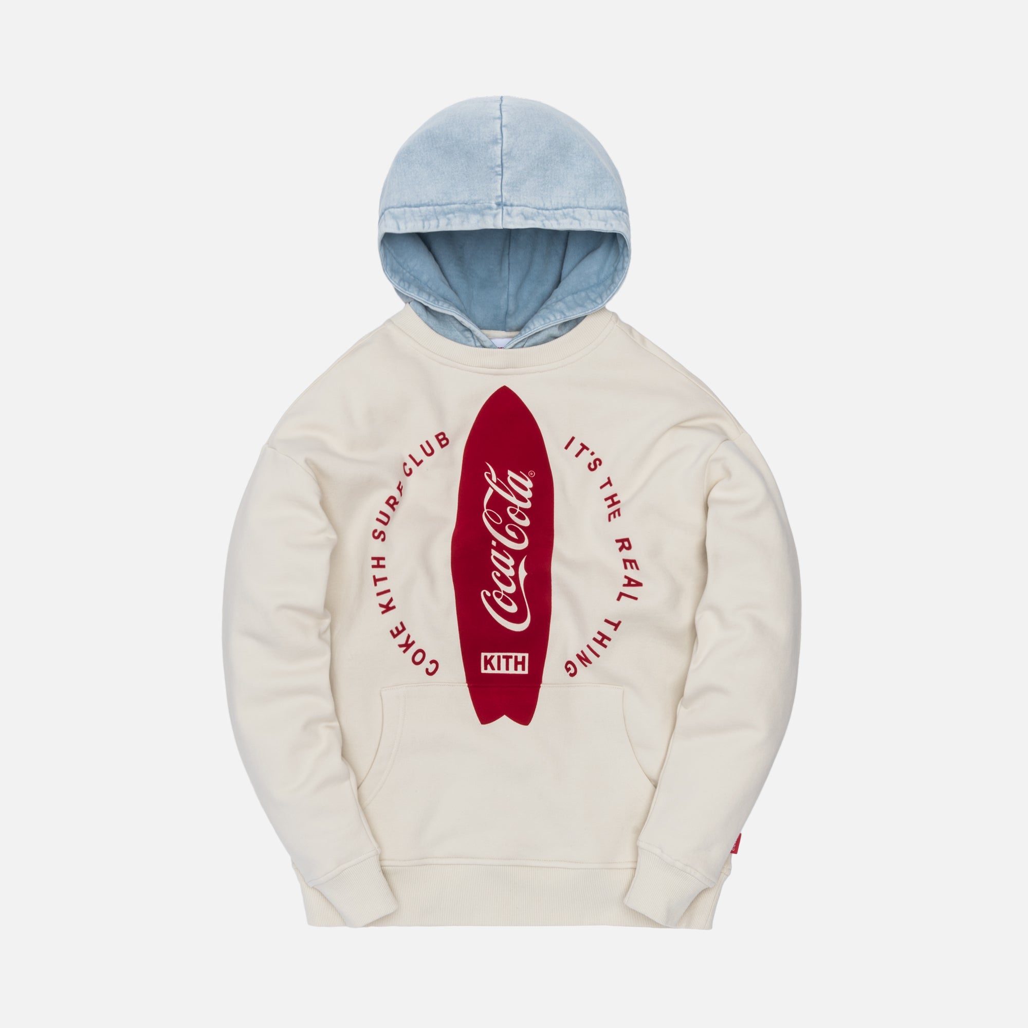 Kith x Coca-Cola Surfboard Williams II Hoodie - Turtledove