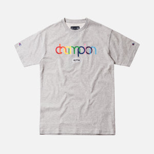 champion x kith tee