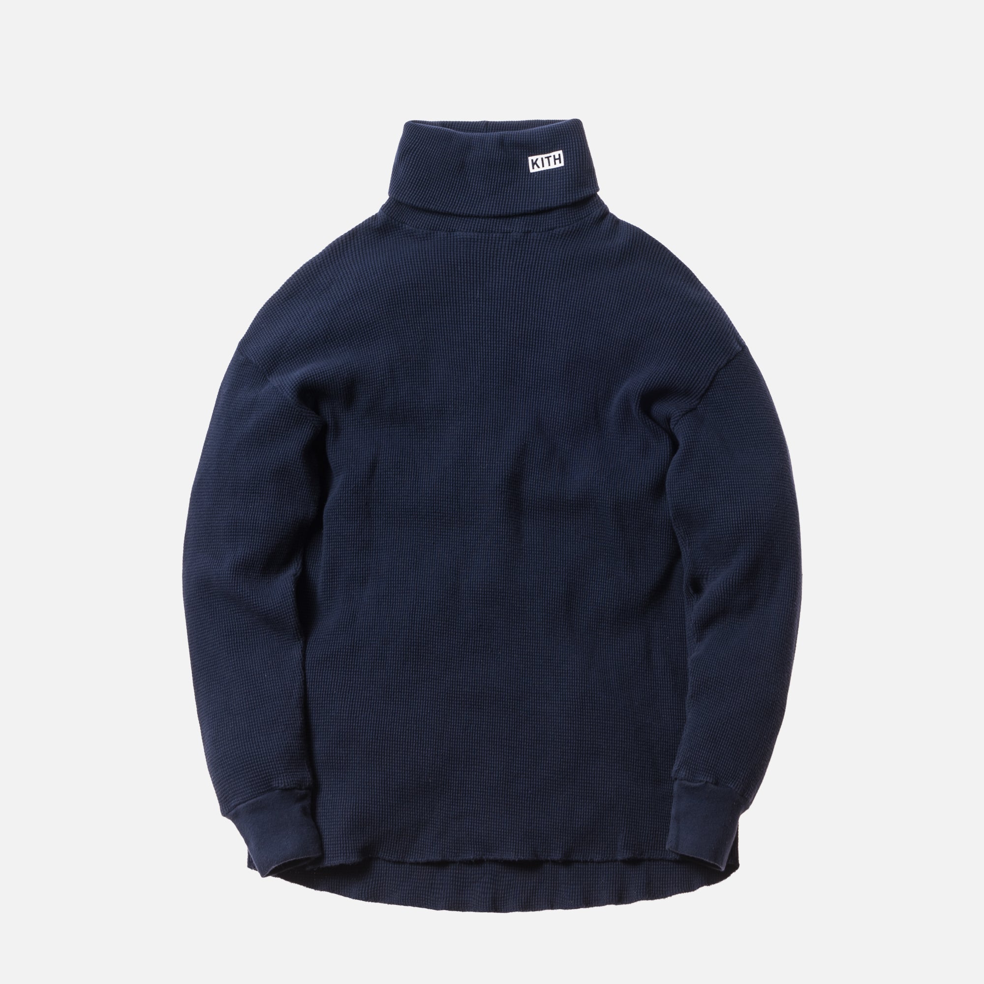 Kith x Calux Waffle Turtleneck - Navy