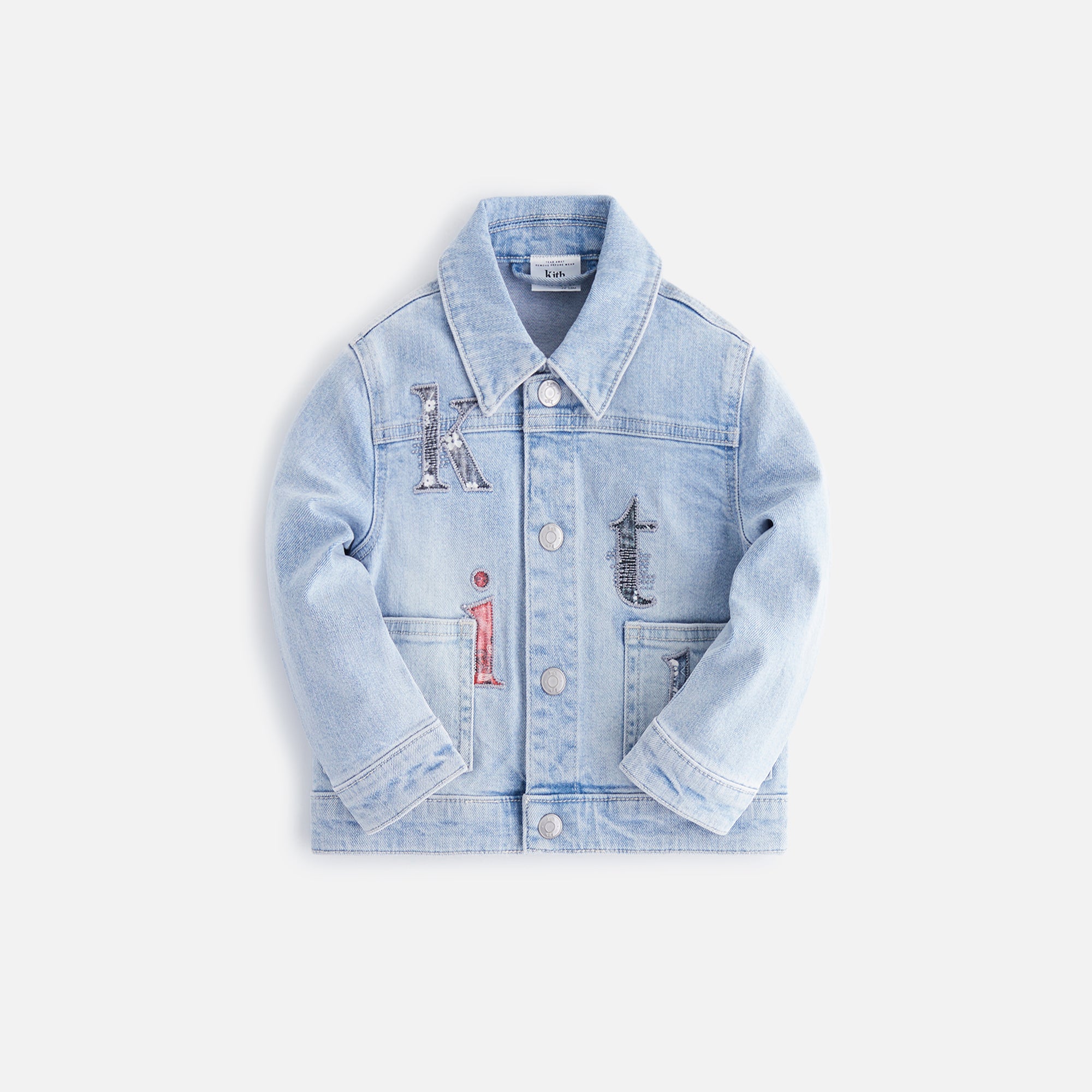 日本限定日本限定Kith Logo Monogram Laight Denim Jacket アウター