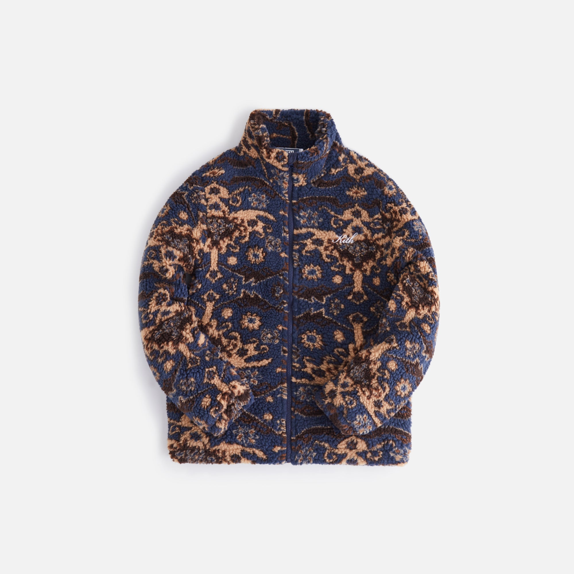 Kith Kids Faux Sherpa Full Zip Jacket - Typhoon