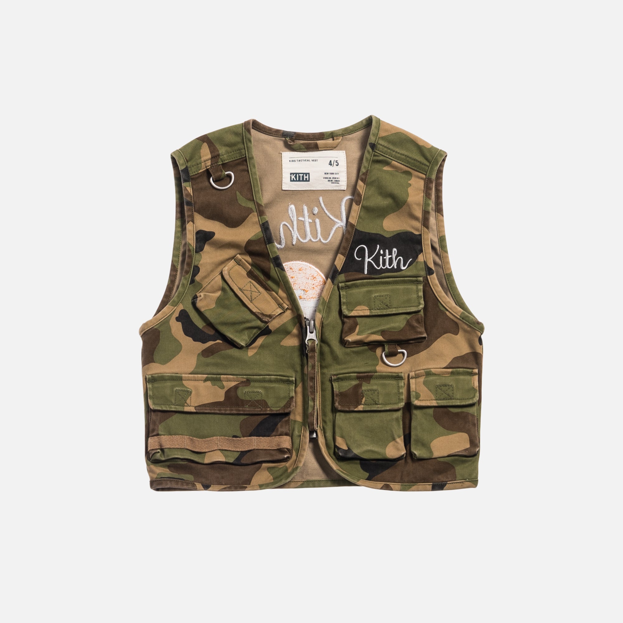 Kith Kids Ted Tactical Vest - Woodland Camo