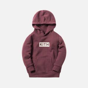 kith classic logo williams ii hoodie black