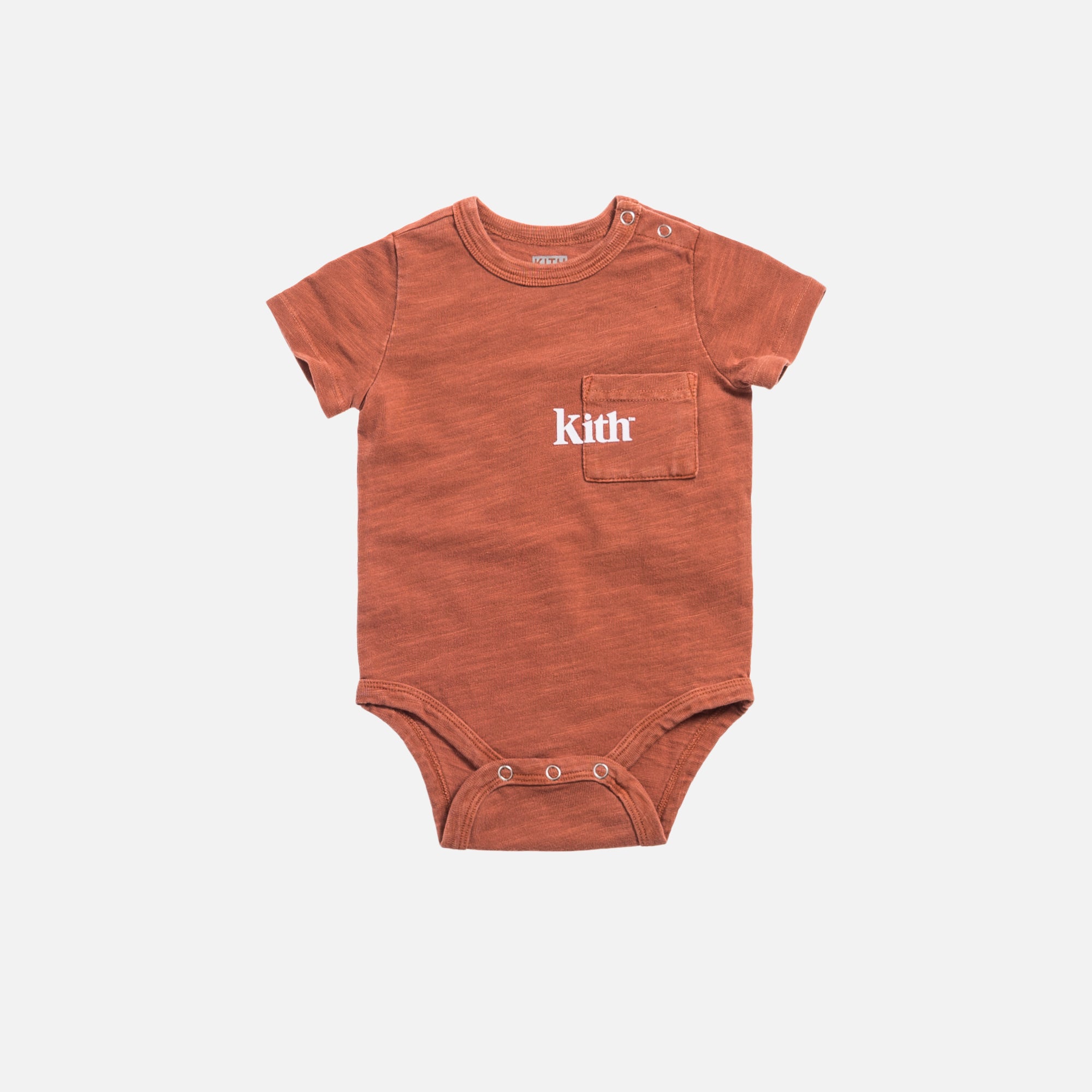 Kith Kids Toddlers Quinn Onesie - Clay